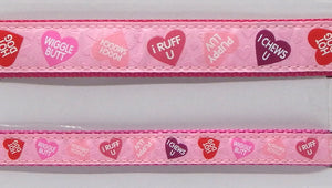 Preston Ribbons "Woof Hearts" Collar, Leash or Set