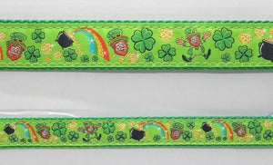 Preston Ribbons "Pot of Gold" Collar, Leash or Set