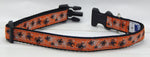 Preston Ribbons "Spiders" Collar, Leash, Set, SMALL Dogs, FREE Matching Key Ring with Set