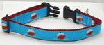 Preston Ribbons "Bobber" Collar, Leash, Set, SMALL Dogs, FREE Matching Key Ring with Set