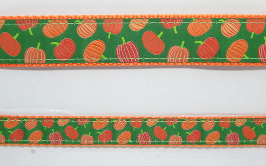Preston Ribbons "Pumpkins" Dog Collar, Leash, or Set