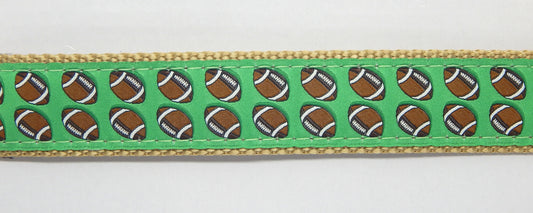 Preston Ribbons "Football" Collar, Leash or Set - FOR MEDIUM AND LARGE DOGS ONLY!