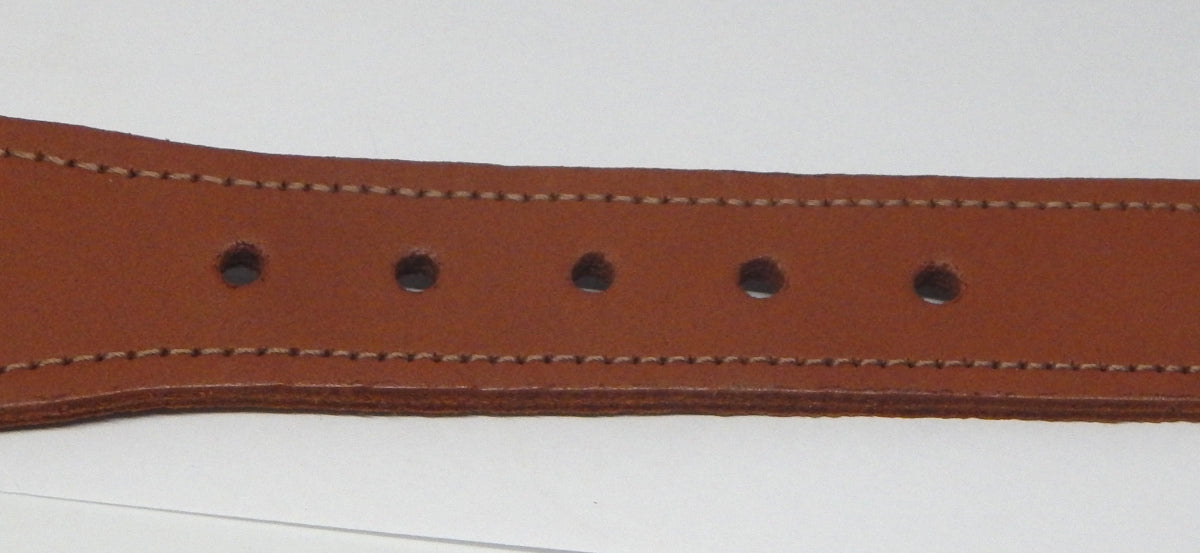 Preston Leather "Golf Clubs/18th Hole" Belt, Khaki Web, Size 34, MISFIT BELT SALE