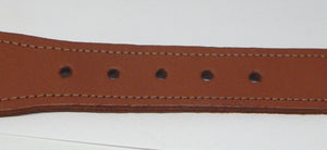 Preston Leather "Golf Clubs/18th Hole" Belt, Khaki Web, Size 34, MISFIT BELT SALE