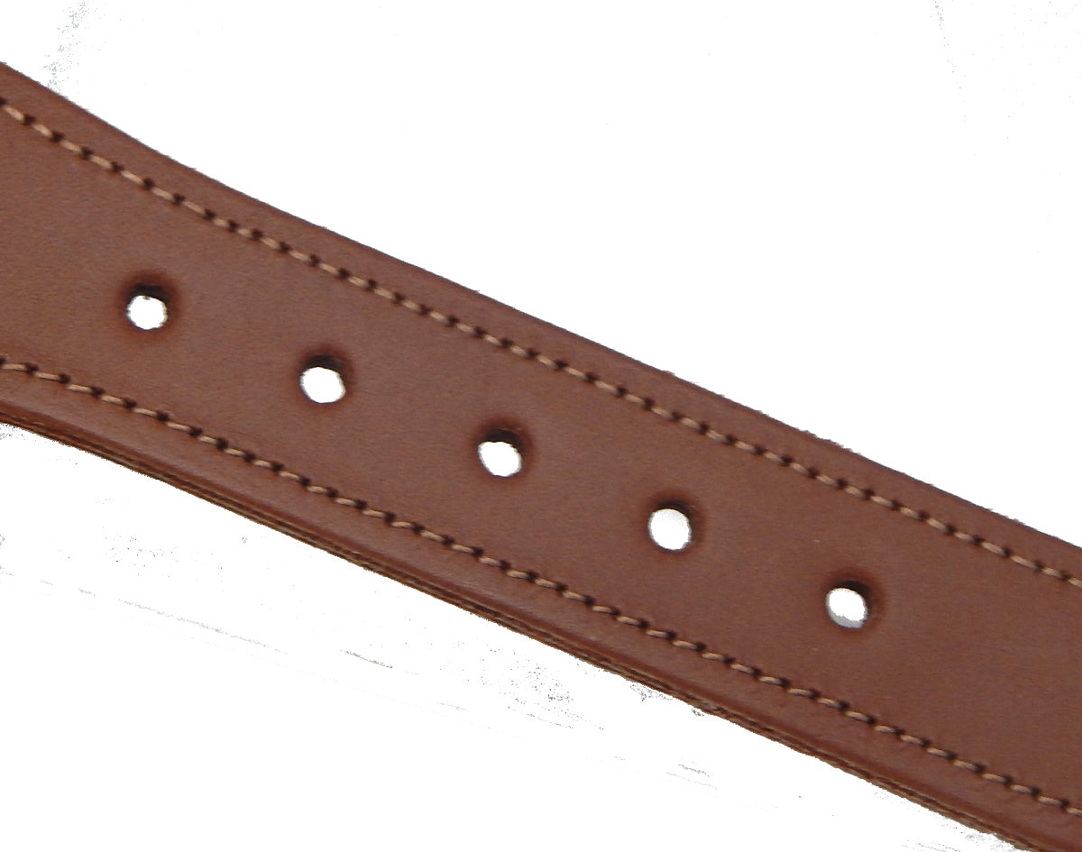 Preston Leather "Map of Cape Cod" Belt, White Web, Size 30, MISFIT BELT SALE