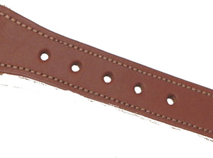 Preston Leather "Glittery Golden Anchor" Belt, Khaki Web, Size 32, MISFIT BELT SALE