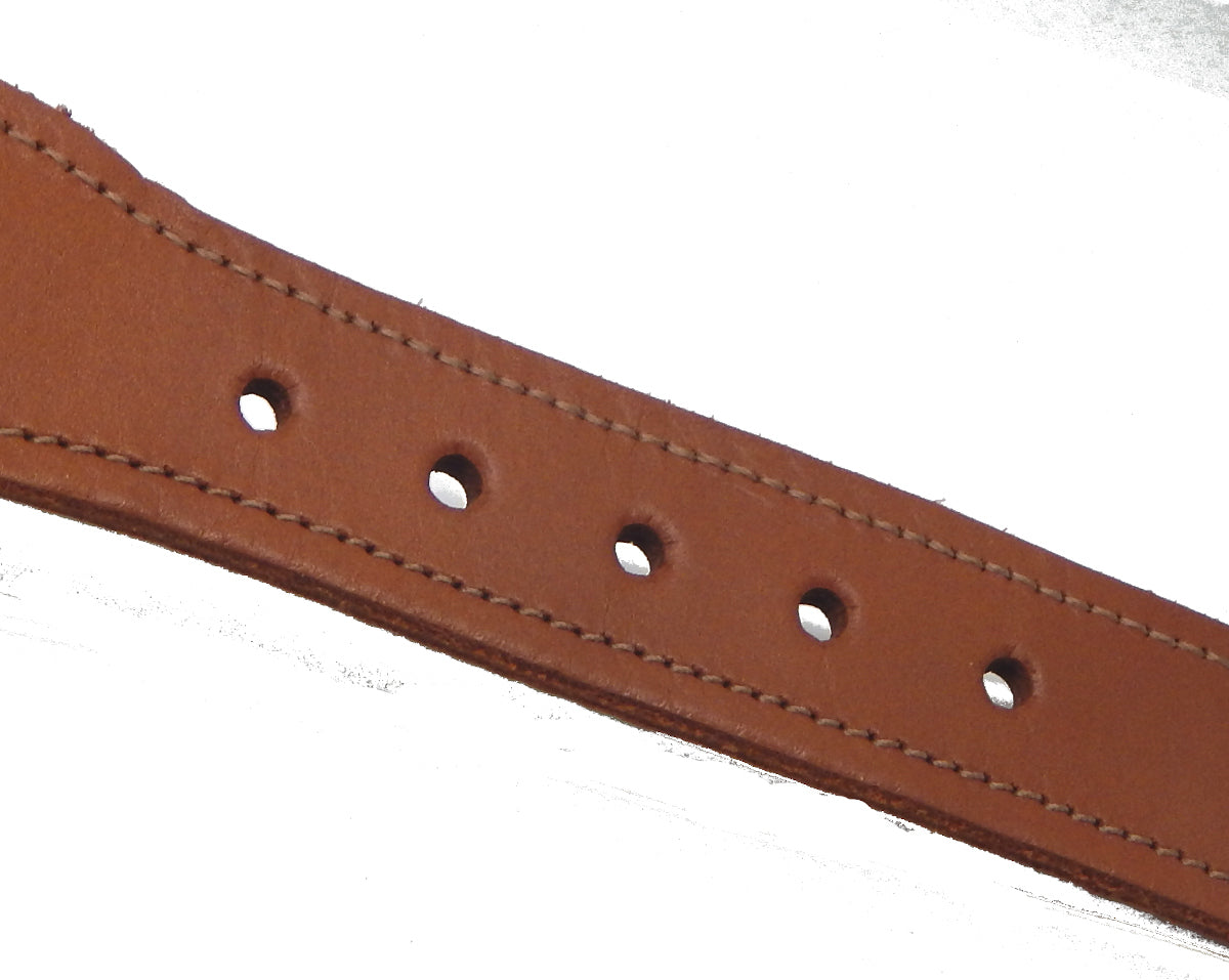 Preston Leather "A-Z Code Flag" Belt, Navy Web, Size 30, MISFIT BELT SALE