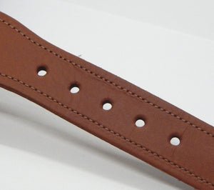 Preston Leather "Glittery Golden Anchor" Belt, Khaki Web, Size 30, MISFIT BELT SALE