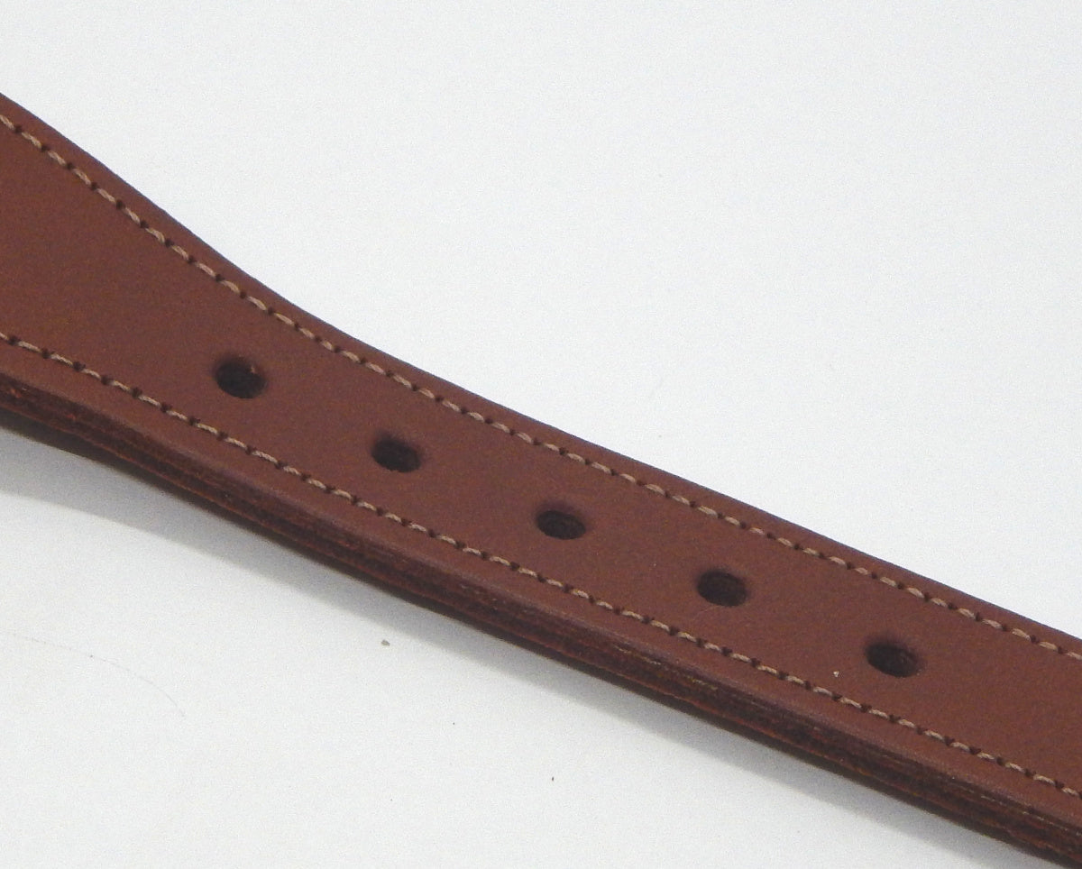 Preston Leather "Glittery Golden Anchor" Belt, Khaki Web, FOR LEFT-HANDED PERSON, Size 48, MISFIT BELT SALE