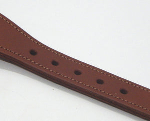 Preston Leather "Glittery Golden Anchor" Belt, Khaki Web, FOR LEFT-HANDED PERSON, Size 48, MISFIT BELT SALE
