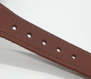 Preston Leather "A-Z Code Flag" Belt, Navy Web, Size 32, MISFIT BELT SALE