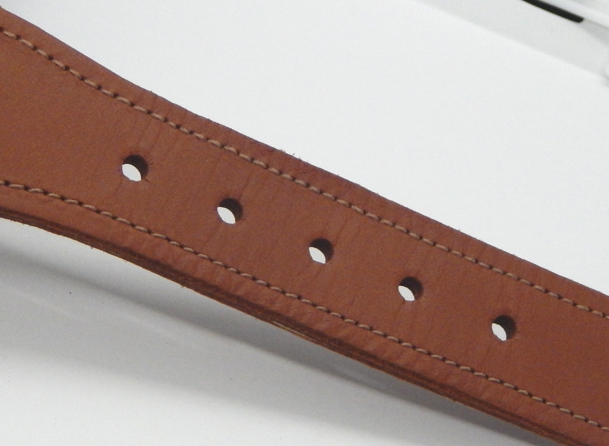 Preston Leather "American Flag" Belt, Navy Web, Size 30, MISFIT BELT SALE