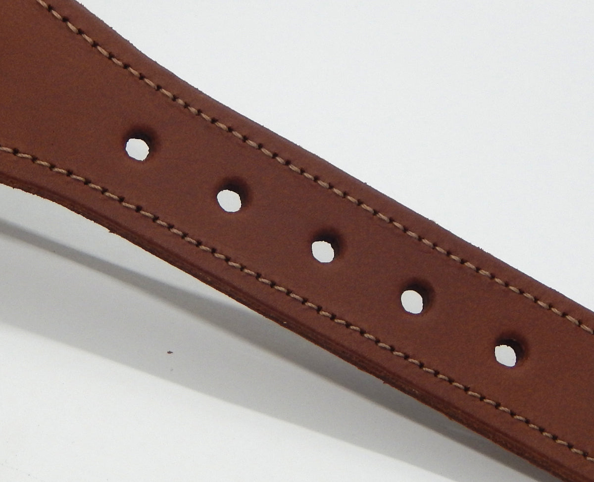 Preston Leather "Green Whale" Belt, Navy Web, Size 30, MISFIT BELT SALE