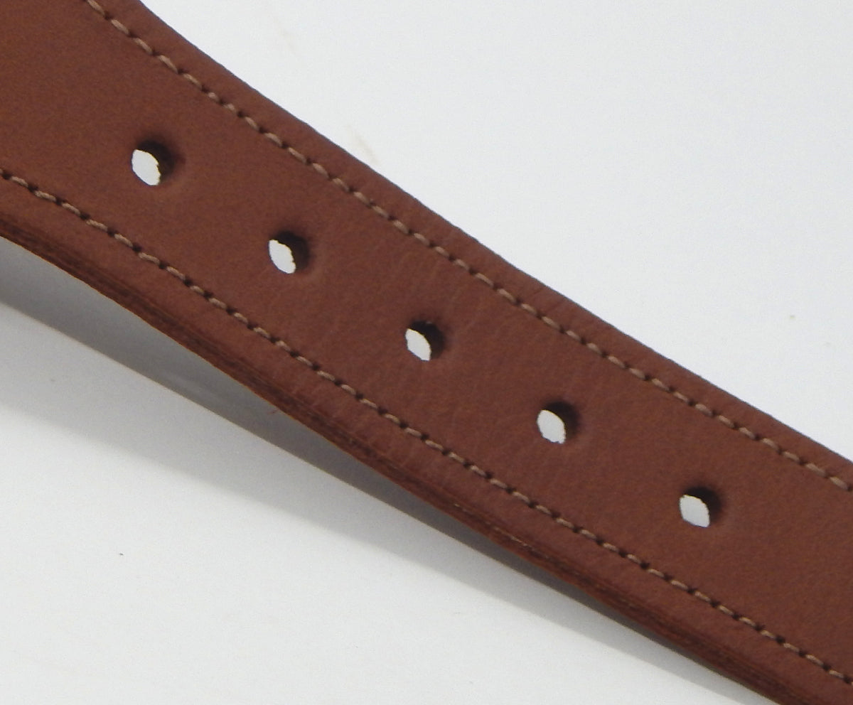 Preston Leather "Green Whale" Belt, Navy Web, Size 32, MISFIT BELT SALE