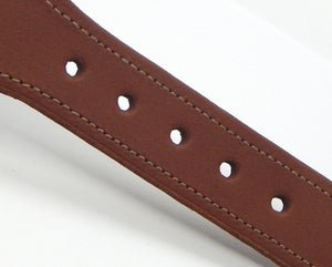 Preston Leather "A-Z Code Flag" Belt, Navy Web, Size 32, MISFIT BELT SALE
