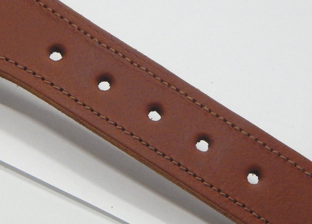 Preston Leather "Red Lobster" Belt, Navy Web, Size 44, MISFIT BELT SALE