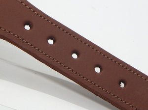 Preston Leather "Golf Clubs/18th Hole" Belt, Khaki Web, Size 42, MISFIT BELT SALE