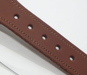Preston Leather "Golf Clubs/18th Hole" Belt, Khaki Web, Size 44, MISFIT BELT SALE