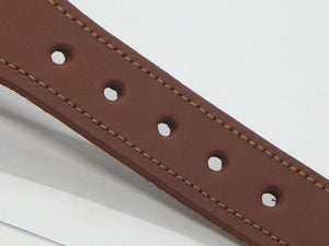Preston Leather "Glittery Golden Anchor" Belt, Khaki Web, Size 46, MISFIT BELT SALE