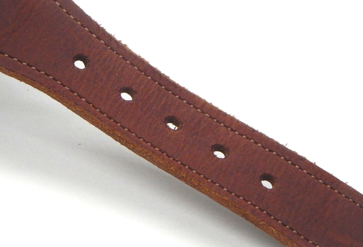 Preston Leather "American Flag" Belt, Navy Web, Size 32, MISFIT BELT SALE