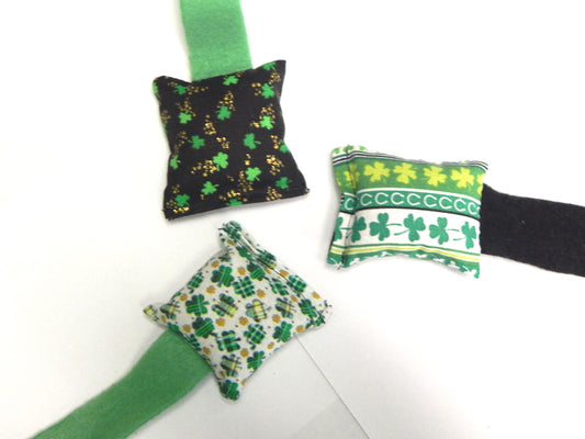 St. Patrick's Day Catnip Pillow Toys<br>by Dr. Pussums' Fancy Feline Elixir