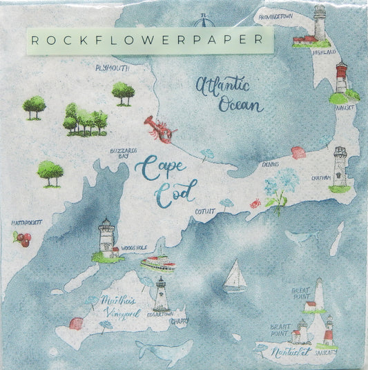 Cape And Islands Cocktail Napkins<br>20 Count<br>by Rockflowerpaper