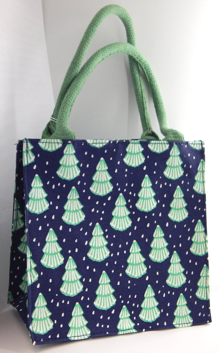 Winter Trees<br>Eco-Friendly Blu Gift Bags<br>Holiday Designs by RockFlowerPaper