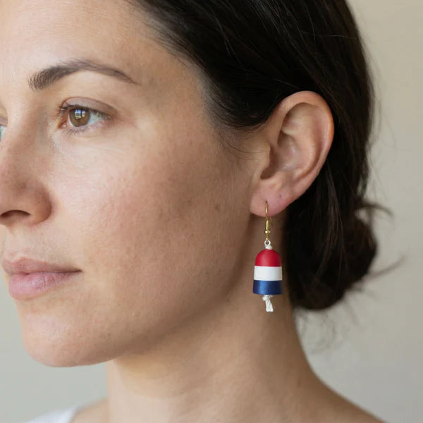 "Rock-It Pop"<br>Buoy Earrings<br>Sterling Silver Earwires