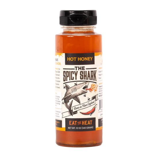 Hot Honey<br>Medium Heat<br>12 Oz. Bottle<br>by Spicy Shark