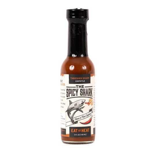 Thresher Shark Chipotle<br>Warm Heat<br>5 oz. Bottle<br>by Spicy Shark