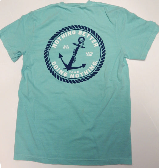 "Nothing Better Than Doing Nothing,"<br>Cape Cod<br>NEW! Pigment-Dyed Short Sleeve T-Shirt