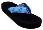 Anchor Toss<br>Boardwalk Collection<br>by Tidewater Sandals