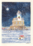 Lighthouse Christmas Cards (#1161)<br>by Onion Hill Designs