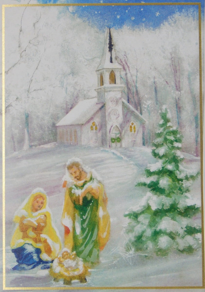 Scenic Christmas Cards (#1438)<br><font color="red"><b>SMALLER CARD</b></font><br>by Caspari