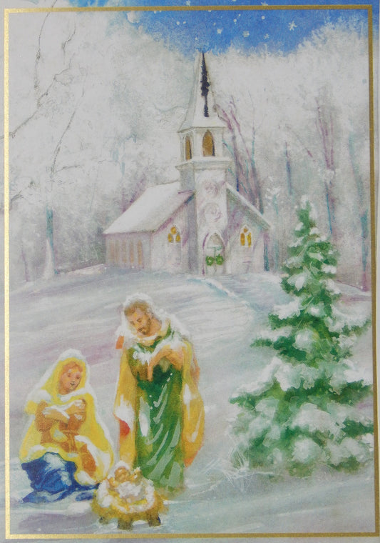 Scenic Christmas Cards (#1438)<br><font color="red"><b>SMALLER CARD</b></font><br>by Caspari
