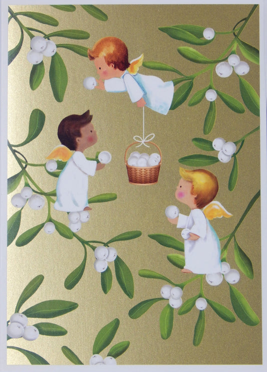 Angel Christmas Cards (#1440)<br><font color="red"><b>SMALLER CARD</b></font><br>by Caspari
