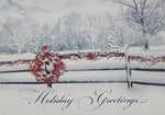 "Holiday Greetings"<br>Scenic Christmas Cards (#1455)<br>NEW! by Masterpiece Studios