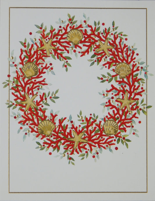 Nautical Christmas Cards (#1462)<br><font color="red"><b>SLIGHTLY SMALLER CARD</b></font><br>NEW! by Caspari