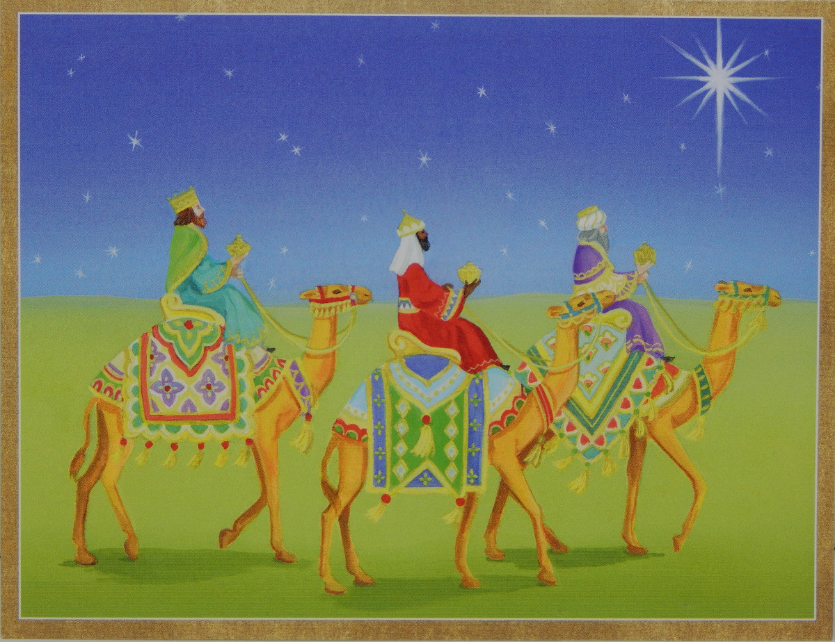 Scenic Christmas Cards (#1463)<br><font color="red"><b>SLIGHTLY SMALLER CARD</b></font><br>by Caspari