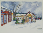 Nautical Christmas Cards (#1480)<br><font color="red"><b>SMALLER CARD</b></font><br><br>NEW! by Onion Hill Designs