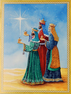 Scenic Christmas Cards (#1487)<br><font color="red"><b>SLIGHTLY SMALLER CARD</b></font><br>NEW! by Caspari