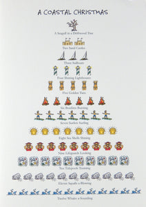 Coastal 12 Days of Christmas Cards (#1489)<br>12 Days of Christmas<br>100% Recycled<br>NEW! by Allport Editions