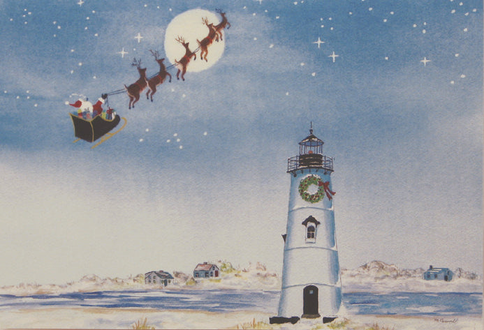 Lighthouse Christmas Cards (#389)<br>by East Coast Print Images