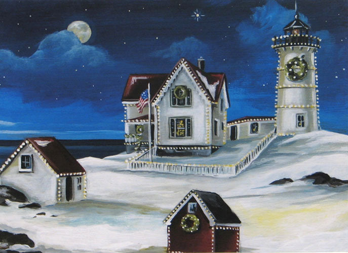 Lighthouse Christmas Cards (#459)<br>by East Coast Print Images