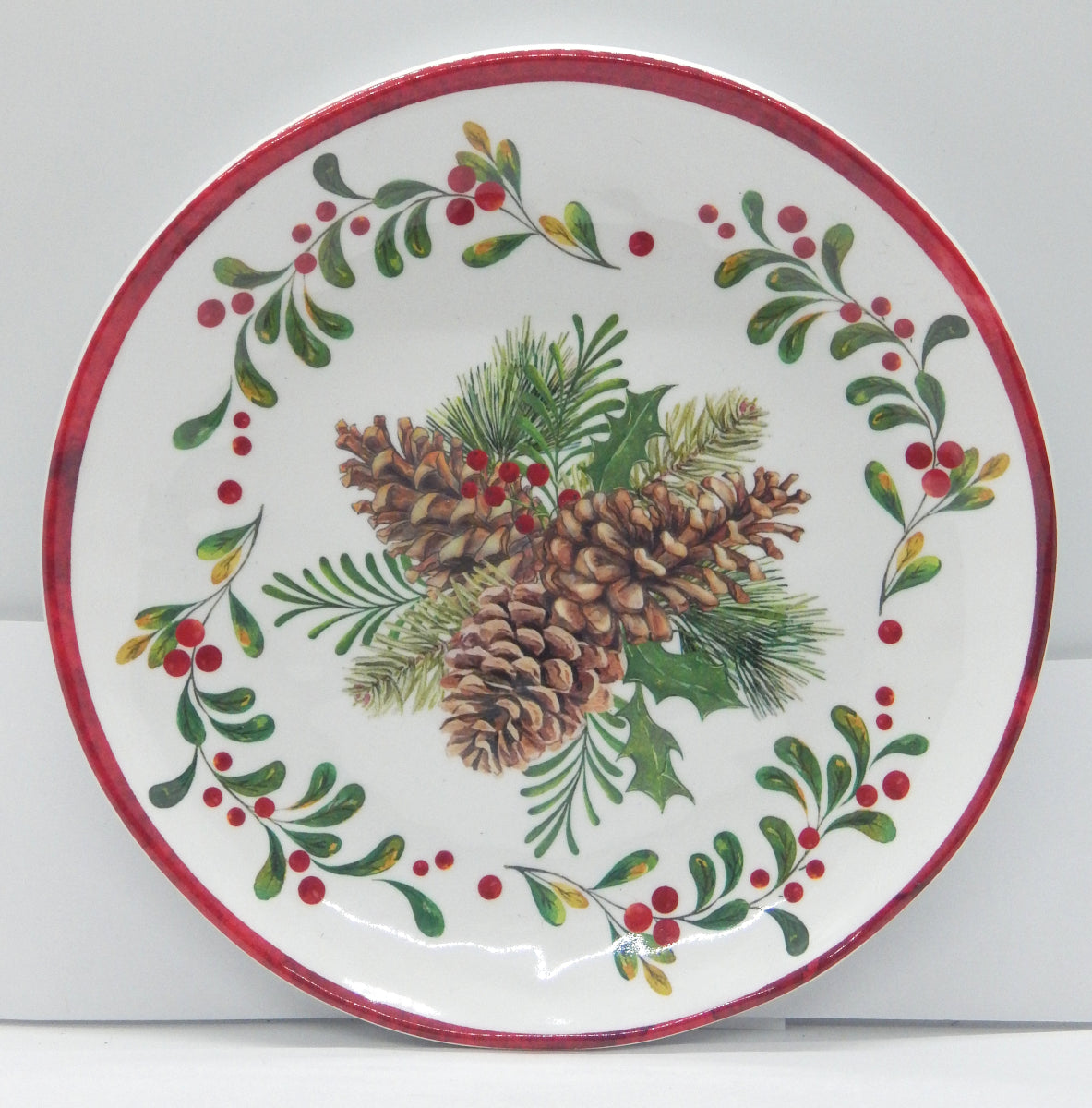 Holiday Appetizer Dish<br>Melamine. Not Microwavable