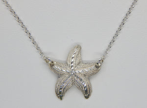 Sterling Silver Starfish Necklace<br>by Fishgirl Designs