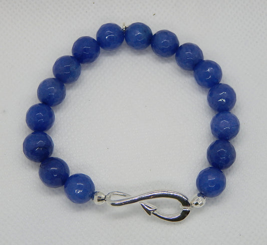 Sterling Silver Infinity Hook Stretch Bracelet<br>by Fishgirl Designs
