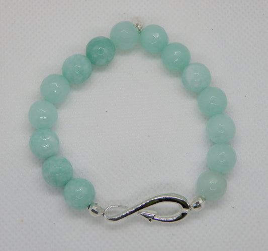Sterling Silver Infinity Hook Stretch Bracelet<br>by Fishgirl Designs