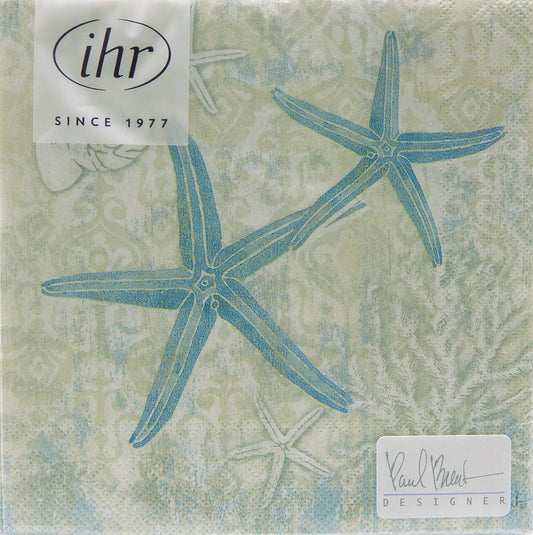 Starfish Cocktail Napkins<br>20 Count<br>by IHR