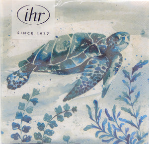 Sea Turtle Cocktail Napkins<br>20 Count<br>by IHR